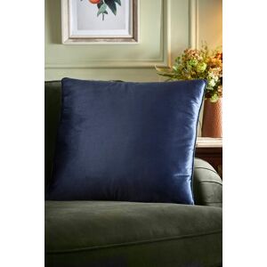 Appletree 'Harlan' Velvet Filled Cushion in Navy Size: 55 cm x 55 cm Navy 55 cm x 55 cm Appletree 'Harlan' Velvet Filled Cushion in Navy Size: 55 cm x 55 cm Navy 55 cm x 55 cm