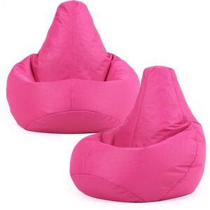 icon Kids Recliner Beanbag, Indoor & Outdoor, Purple (2-Pack) in Pink Pink icon Kids Recliner Beanbag, Indoor & Outdoor, Purple (2-Pack) in Pink Pink