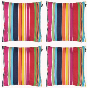 icon Indoor & Outdoor Striped Waterproof Cushion, Indoor & Outdoor, Multi (4-Pack) Size: 43 cm x 43 cm Multicolor 43 cm x 43 cm icon Indoor & Outdoor Striped Waterproof Cushion, Indoor & Outdoor, Multi (4-Pack) Size: 43 cm x 43 cm Multicolor 43 cm x 43 cm