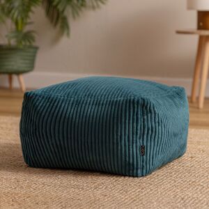 icon Amara Square Bean Bag Footstool, Corduroy in Teal Teal icon Amara Square Bean Bag Footstool, Corduroy in Teal Teal