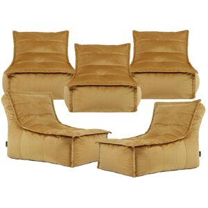 icon Dolce Large Beanbag Lounger, Velvet (5-Pack) in Yellow Yellow icon Dolce Large Beanbag Lounger, Velvet (5-Pack) in Yellow Yellow
