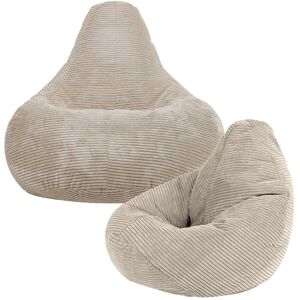 icon Pack of 2 Dalton Kids Bean Bag, Corduroy Childrens Beanbag in Beige Beige icon Pack of 2 Dalton Kids Bean Bag, Corduroy Childrens Beanbag in Beige Beige