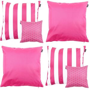 icon Indoor & Outdoor Waterproof Cushion, Plain & Striped, Yellow (4-Pack) in Pink Size: 43 cm x 43 cm Pink 43 cm x 43 cm icon Indoor & Outdoor Waterproof Cushion, Plain & Striped, Yellow (4-Pack) in Pink Size: 43 cm x 43 cm Pink 43 cm x 43 cm