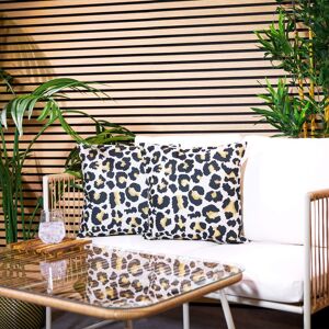 icon Indoor & Outdoor Kyoto Fabric Waterproof Cushion x1 Black x1 Leopard Print Size: 43 cm x 43 cm Multicolor 43 cm x 43 cm icon Indoor & Outdoor Kyoto Fabric Waterproof Cushion x1 Black x1 Leopard Print Size: 43 cm x 43 cm Multicolor 43 cm x 43 cm