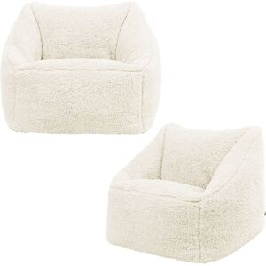 icon Kids Teddy Bean Bag Armchair Kids Bean Bags Set of 2 in Beige Beige icon Kids Teddy Bean Bag Armchair Kids Bean Bags Set of 2 in Beige Beige