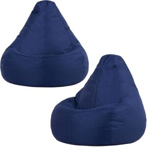 icon Recliner Indoor Outdoor Navy Blue Bean Bag Chair Pack of 2 Navy icon Recliner Indoor Outdoor Navy Blue Bean Bag Chair Pack of 2 Navy