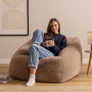 icon Natalia Rabbit Faux Fur Armchair Bean Bag in Brown Size: Medium Brown Medium icon Natalia Rabbit Faux Fur Armchair Bean Bag in Brown Size: Medium Brown Medium