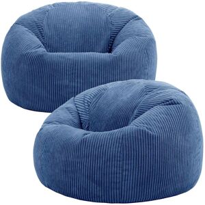 icon Kingston Classic Beanbag, Corduroy 2 Pack in Blue Size: Medium Blue Medium icon Kingston Classic Beanbag, Corduroy 2 Pack in Blue Size: Medium Blue Medium