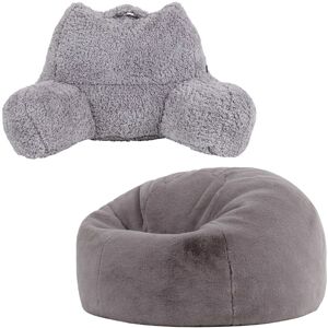 icon Cuddle Cushion & Kingston Rabbit Faux Fur Classic Bean Bag in Grey Grey icon Cuddle Cushion & Kingston Rabbit Faux Fur Classic Bean Bag in Grey Grey