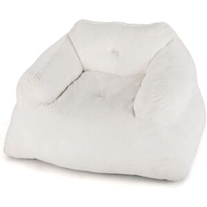 Costway Large Adult Velvet Lazy Floor Sofa Chair Bean Bag Chair 129 x1 11 x 69cm in Beige Size: 11 x 69 cm Beige 11 x 69 cm Costway Large Adult Velvet Lazy Floor Sofa Chair Bean Bag Chair 129 x1 11 x 69cm in Beige Size: 11 x 69 cm Beige 11 x 69 cm