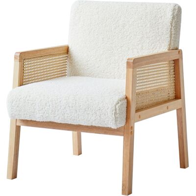 Höffner Borgo - White - Armchair Höffner Borgo - White - Armchair