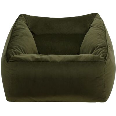 Icon Riesen Bean Bag Chair - Plush, Green Olive, 88x73x100cm - Bean Bag Chair Icon Riesen Bean Bag Chair - Plush, Green Olive, 88x73x100cm - Bean Bag Chair
