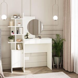 GFW Freyja Dressing Table in White White GFW Freyja Dressing Table in White White