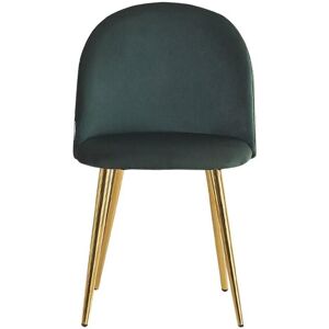 Life Interiors Lucia Velvet Dining Chair - Green Life Interiors Lucia Velvet Dining Chair - Green