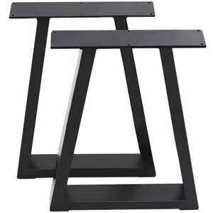 Living and Home Table Legs Set of 2 Heavy Duty Industrial DIY Furniture Replacement Legs in Black Black Living and Home Table Legs Set of 2 Heavy Duty Industrial DIY Furniture Replacement Legs in Black Black