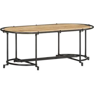 Berkfield Home Coffee Table 110x55x40 cm Solid Wood Rough Mango in Brown Size: 110 x 55 x 40 cm Brown 110 x 55 x 40 cm Berkfield Home Coffee Table 110x55x40 cm Solid Wood Rough Mango in Brown Size: 110 x 55 x 40 cm Brown 110 x 55 x 40 cm