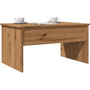 Berkfield Home Coffee Table Artisan Oak 80x50.5x41.5 cm Engineered Wood in Brown Brown 80x50.5x41.5 cm Berkfield Home Coffee Table Artisan Oak 80x50.5x41.5 cm Engineered Wood in Brown Brown 80x50.5x41.5 cm