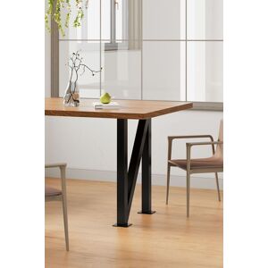 Living and Home 71cm/27.95 inch 2Pcs Black N-shaped Anti-Slip Metal Table Legs Furniture Replacement Legs for DiningTable, Desks and Workbenches Black Living and Home 71cm/27.95 inch 2Pcs Black N-shaped Anti-Slip Metal Table Legs Furniture Replacement Legs for DiningTable, Desks and Workbenches Black