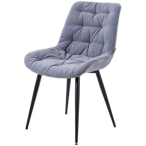 Living and Home 2pcs Teddy Fleece Upholstered Dining Chair in Grey Grey Living and Home 2pcs Teddy Fleece Upholstered Dining Chair in Grey Grey