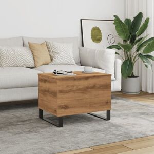 Berkfield Home Coffee Table Artisan Oak 60x44.5x45 cm Engineered Wood in Brown Brown 60x44.5x45 cm Berkfield Home Coffee Table Artisan Oak 60x44.5x45 cm Engineered Wood in Brown Brown 60x44.5x45 cm