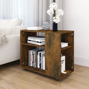 Berkfield Home Side Table Smoked Oak 70x35x55 cm Engineered Wood in Brown Size: 70 x 35 x 55 cm Brown 70 x 35 x 55 cm Berkfield Home Side Table Smoked Oak 70x35x55 cm Engineered Wood in Brown Size: 70 x 35 x 55 cm Brown 70 x 35 x 55 cm