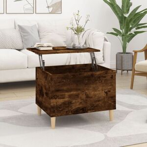 Berkfield Home Coffee Table Smoked Oak 60x44.5x45 cm Engineered Wood in Brown Brown 60x44.5x45 cm Berkfield Home Coffee Table Smoked Oak 60x44.5x45 cm Engineered Wood in Brown Brown 60x44.5x45 cm