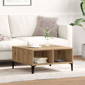 Berkfield Home Coffee Table Artisan Oak 60x60x30 cm Engineered Wood in Brown Size: 60 x 60 x 30 cm Brown 60 x 60 x 30 cm Berkfield Home Coffee Table Artisan Oak 60x60x30 cm Engineered Wood in Brown Size: 60 x 60 x 30 cm Brown 60 x 60 x 30 cm