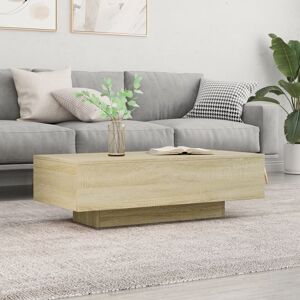 Berkfield Home Coffee Table Sonoma Oak 100x49.5x31 cm Engineered Wood in Brown Brown 100x49.5x31 cm Berkfield Home Coffee Table Sonoma Oak 100x49.5x31 cm Engineered Wood in Brown Brown 100x49.5x31 cm