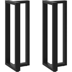 Berkfield Home Bar Table Legs T-Shaped 2 pcs Black 50x35x(110-111) cm Steel Black Berkfield Home Bar Table Legs T-Shaped 2 pcs Black 50x35x(110-111) cm Steel Black