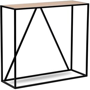 Nordlys Modern Industrial Design Console Table in Brown Brown Nordlys Modern Industrial Design Console Table in Brown Brown