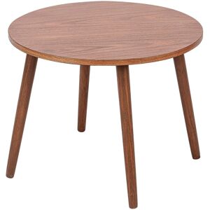 Nordlys Table Appoint End of Sofa Wooden Round Table in Dark Brown Dark Brown Nordlys Table Appoint End of Sofa Wooden Round Table in Dark Brown Dark Brown