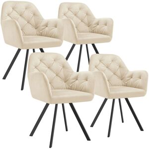 tectake Armchair Lucia Per Piece Cream Size: 1 Pack Cream 1 Pack tectake Armchair Lucia Per Piece Cream Size: 1 Pack Cream 1 Pack