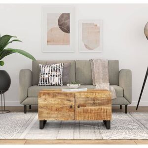 Berkfield Home Coffee Table 80x50x40 cm Solid Wood Mango&Engineered Wood in Brown Size: 80 x 50 x 40 cm Brown 80 x 50 x 40 cm Berkfield Home Coffee Table 80x50x40 cm Solid Wood Mango&Engineered Wood in Brown Size: 80 x 50 x 40 cm Brown 80 x 50 x 40 cm