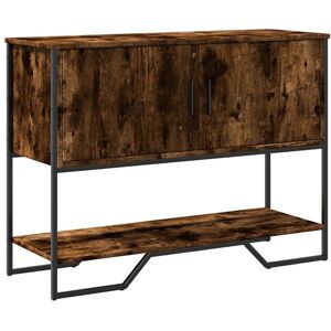 Berkfield Home Console Table Smoked Oak 100x35x74.5 cm Engineered Wood in Brown Brown 100x35x74.5 cm Berkfield Home Console Table Smoked Oak 100x35x74.5 cm Engineered Wood in Brown Brown 100x35x74.5 cm