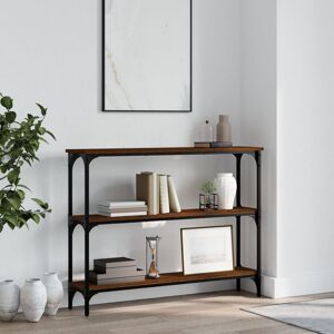 Berkfield Home Console Table Brown Oak 100x22.5x75 cm Engineered Wood Brown 100x22.5x75 cm Berkfield Home Console Table Brown Oak 100x22.5x75 cm Engineered Wood Brown 100x22.5x75 cm