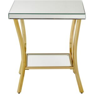 Orsina Stylish Black Mirror Side Table, Decent Gold Finish Bedside Table, Contemporary Decorative Table For Lounge in Silver Silver Orsina Stylish Black Mirror Side Table, Decent Gold Finish Bedside Table, Contemporary Decorative Table For Lounge in Silver Silver