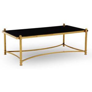 Orsina Stylish Clear & Silver Coffee Table, Spacious Glass Topped Table, Modern Metallic Finished Coffee Table in Gold Gold Orsina Stylish Clear & Silver Coffee Table, Spacious Glass Topped Table, Modern Metallic Finished Coffee Table in Gold Gold