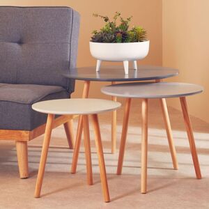 Premier Housewares Nostra Set of 3 Round Tables Premier Housewares Nostra Set of 3 Round Tables