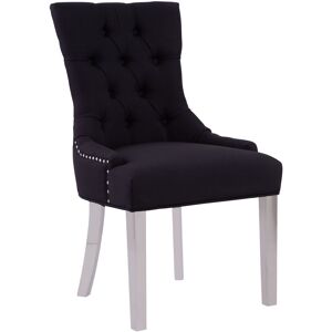 Orsina Elegant Natural Dining Chair For Livingroom, Versatile Diamond Pattern Chair, Modern Chair For Sitting Area in Black Black Orsina Elegant Natural Dining Chair For Livingroom, Versatile Diamond Pattern Chair, Modern Chair For Sitting Area in Black Black