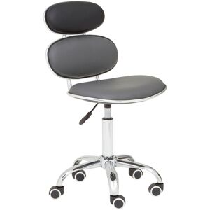 Premier Housewares Black PU Office Chair - Office Chair Premier Housewares Black PU Office Chair - Office Chair