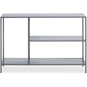 Orsina Functional Design Grey Metal Console Table, Stylish Hallway Table For Livingroom, Spacious Modern Table Grey Orsina Functional Design Grey Metal Console Table, Stylish Hallway Table For Livingroom, Spacious Modern Table Grey