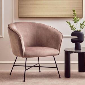 Orsina Stockholm Velvet Chair in Brown Brown Orsina Stockholm Velvet Chair in Brown Brown