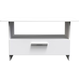 Ready Assembled 2 U Windsor Bottom Drawer Coffee Table (Ready Assembled) in White White Ready Assembled 2 U Windsor Bottom Drawer Coffee Table (Ready Assembled) in White White