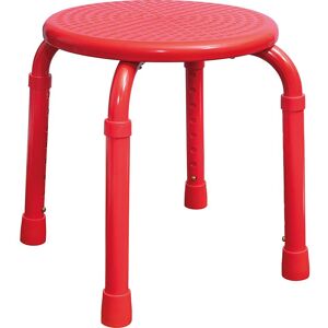 Loops Red Multi Purpose Stackable Stool - Rust proof Aluminium Frame Height Adjustable Multicolor Loops Red Multi Purpose Stackable Stool - Rust proof Aluminium Frame Height Adjustable Multicolor