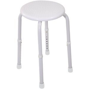 Loops White Multi Purpose Stackable Stool Rust proof Aluminium Frame Height Adjustable White Loops White Multi Purpose Stackable Stool Rust proof Aluminium Frame Height Adjustable White