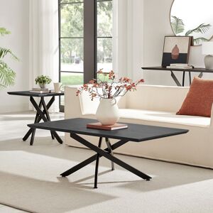 FurnitureboxUK Leonardo Rectangular Black Wood Veneer Coffee Table in Brown Brown FurnitureboxUK Leonardo Rectangular Black Wood Veneer Coffee Table in Brown Brown