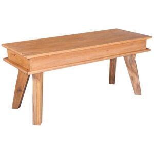 IH Design Indus Sheesham Solid Wood Dining Bench in Light Brown Light Brown IH Design Indus Sheesham Solid Wood Dining Bench in Light Brown Light Brown