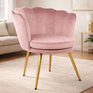 Genesis - Flora - Velvet - Silver Pink - Accent Chair Genesis - Flora - Velvet - Silver Pink - Accent Chair