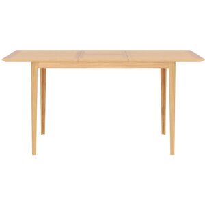 Rest Relax Keswick Oak Extending Dining Table 140cm-180cm in Beige Beige Rest Relax Keswick Oak Extending Dining Table 140cm-180cm in Beige Beige