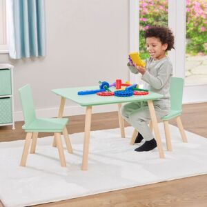 Liberty House Toys Kids Green Table & Two Chairs Set in Light Green Light Green Liberty House Toys Kids Green Table & Two Chairs Set in Light Green Light Green